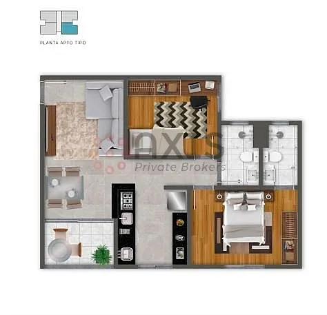 Imagem Apartamento 2 quartos no Coração Eucarístico - Prox. a PUC
