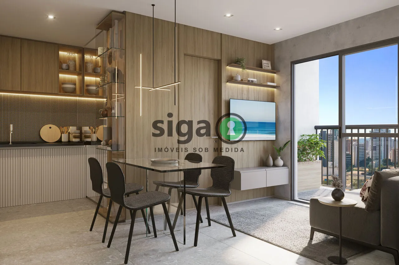 Foto do imóvel O apartamento possui 37,46 m² com 2 dormitórios - próximo a duas estações de metrô