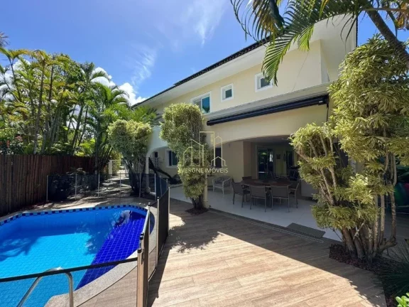Imagem Casa duplex em condomínio fechado alto luxo com quatro suítes e área gourmet a venda em Patamares