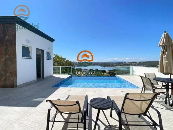 Imagem Casa com 3 dormitórios à venda, 283 m² por R$ 2.980.000,00 - Lundceia - Lagoa Santa/MG