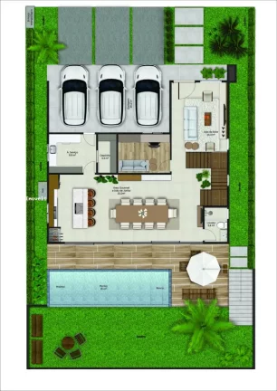 Imagem Casa Duplex para Venda em Chapecó, Centro, 3 dormitórios, 3 suítes, 4 banheiros, 3 vagas