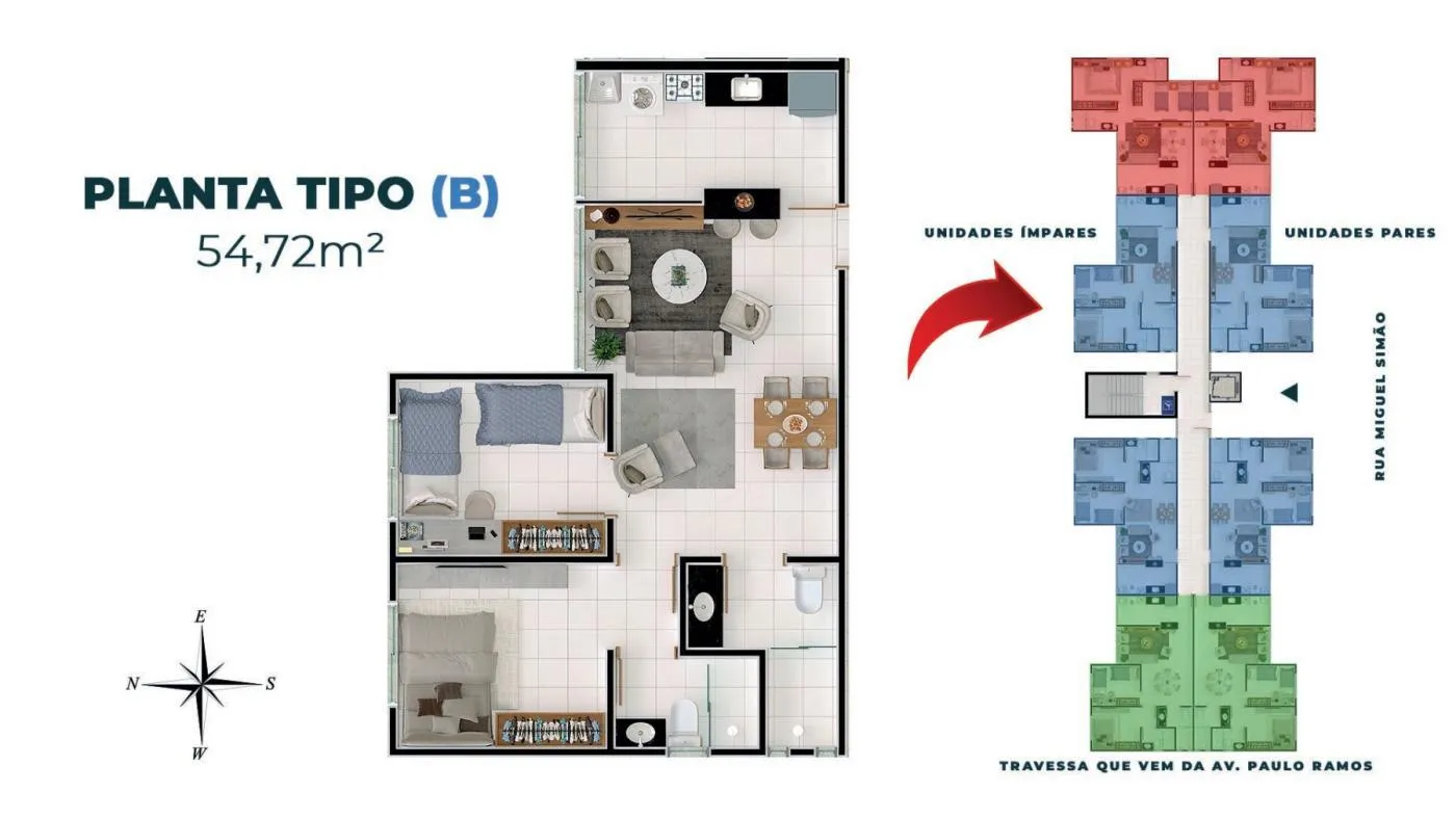 Imagem Apartamento em Timon a Venda, 2 quartos sendo uma suite