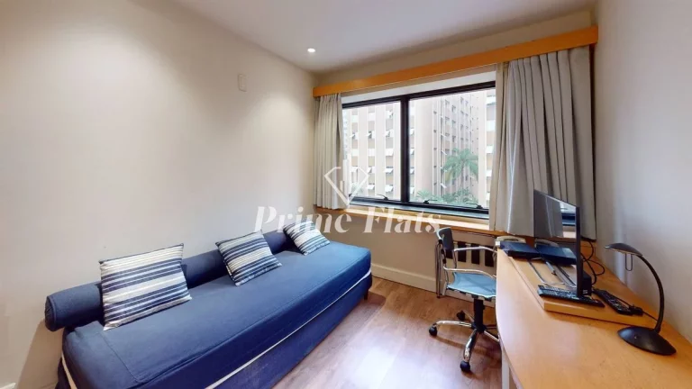 Imagem Flat disponível para locação no Transamerica Executive Jardins, com 45m², 2 dormitórios e 1 vaga