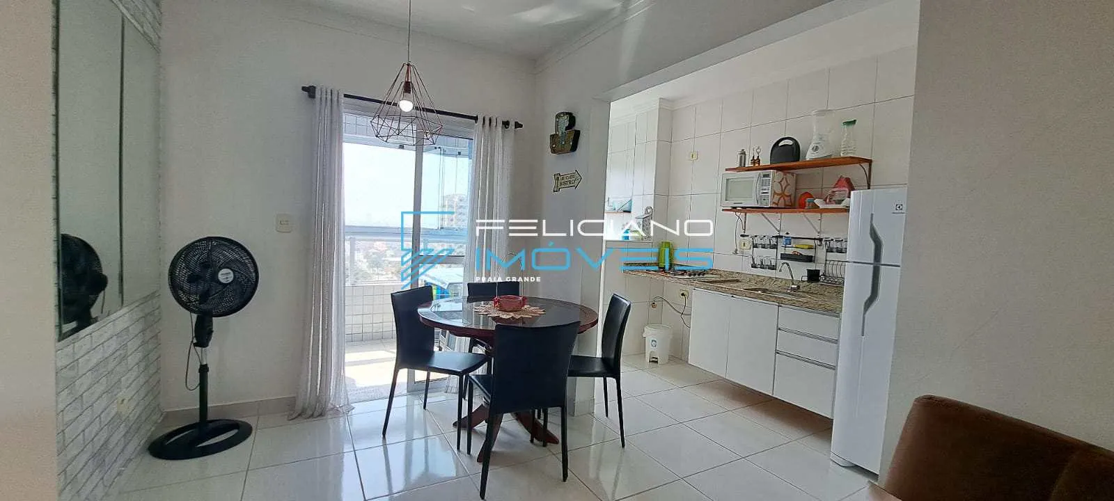Imagem Apartamento com 1 quarto, Balneário Maracanã, Praia Grande - R$ 340 mil, Cod: 3458