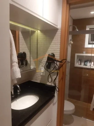 Imagem Apartamento em Santana com 42 m², 1 dormitório, 1 banheiro, varanda, Imóvel mobiliado com móveis...
