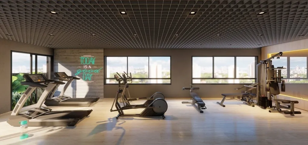 Imagem Com um conceito contemporâneo, o projeto arquitetônico do Walk Bittencourt combina design e requin...