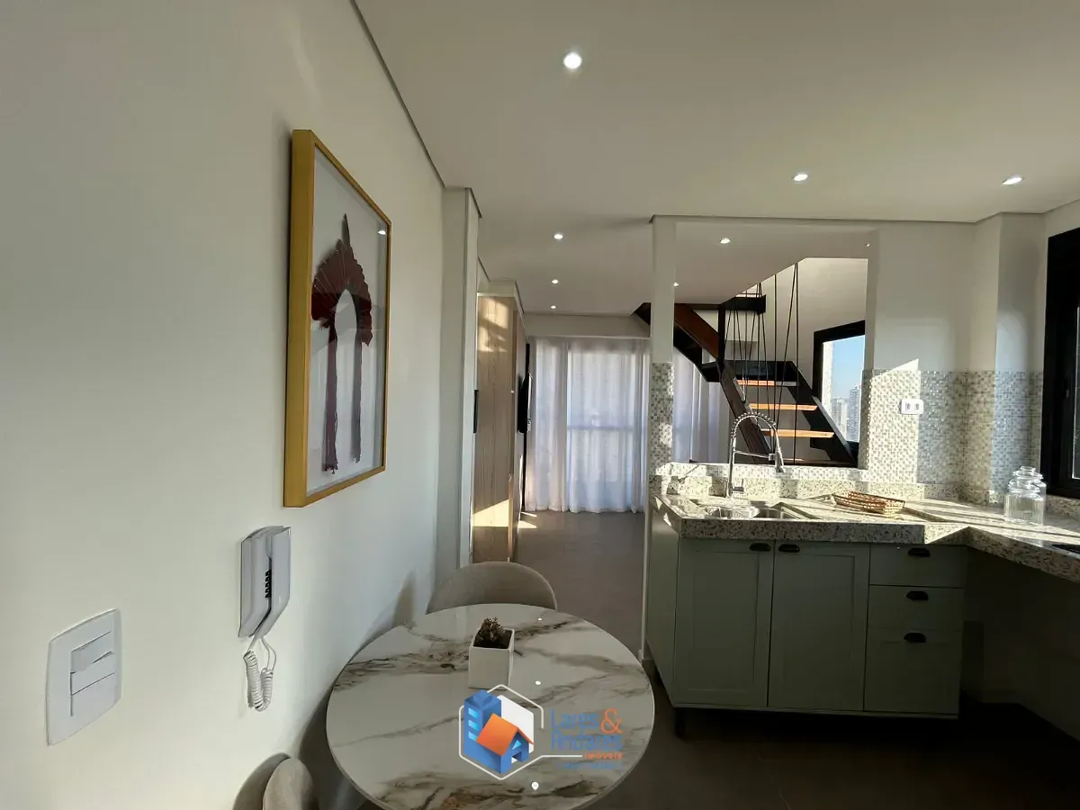 Foto do imóvel Duplex para venda em Pompeia com 1 quarto, sendo 1 suíte, 59m² em Avenida Pompéia