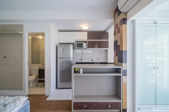 Imagem Studio para locação no Brooklin com 1 suíte, 1 banheiro, 1 vaga, 36m².