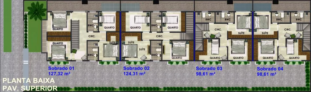 Imagem Sobrado em Construção à Venda em Cascavel - Bairro Coqueiral - 125m²