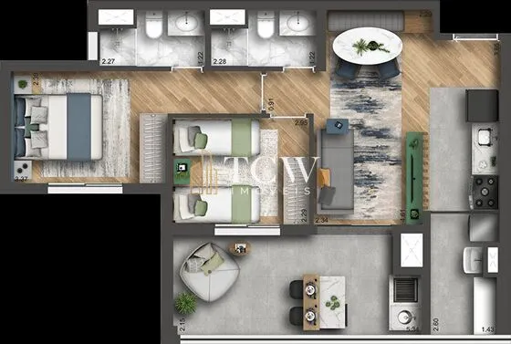 Imagem Apartamento à venda no bairro Nova Klabin - São Paulo/SP, Zona Sul