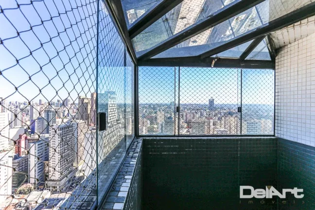 Imagem COBERTURA DUPLÉX NO CENTRO DE CURITIBA - com vista espetacular - 130m2 privativos - R$ 990.000,00