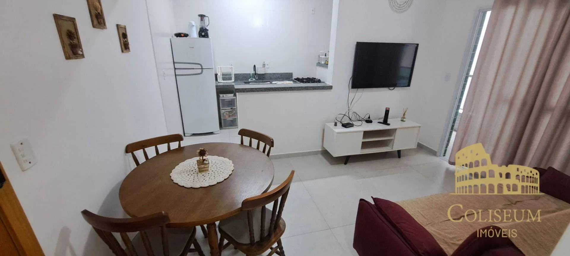 Imagem Apartamento com 1 dormitório à venda, 45 m² por R$ 385.000,00 - Canto do Forte - Praia Grande/SP