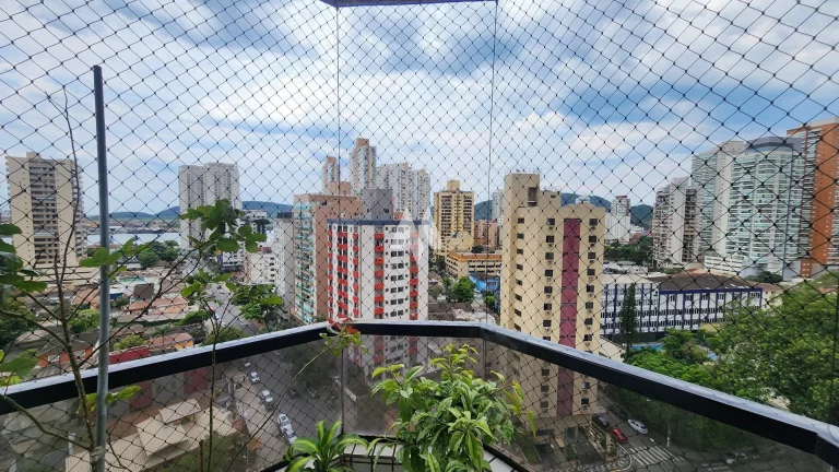 Imagem Cobertura Duplex em Ponta da Praia, Santos/SP, 3 dormitórios, suite e lazer