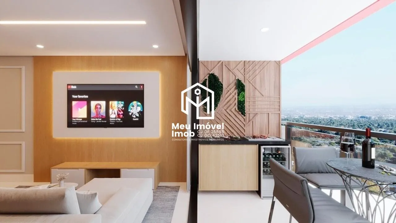 Imagem Apartamento 2 Quartos 1 Suíte 1 Vaga 61,78m² Luziânia