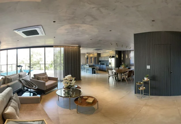 Imagem Casa moderna 4 quartos com piscina condomínio Alphaville - Vespasiano/MG