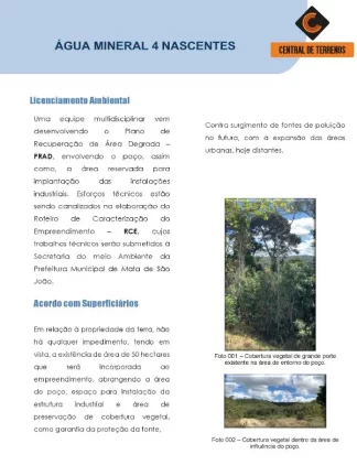Imagem INDUSTRIAL DE ÁGUA MINERAL EM DIAS D'AVILA - BAHIA