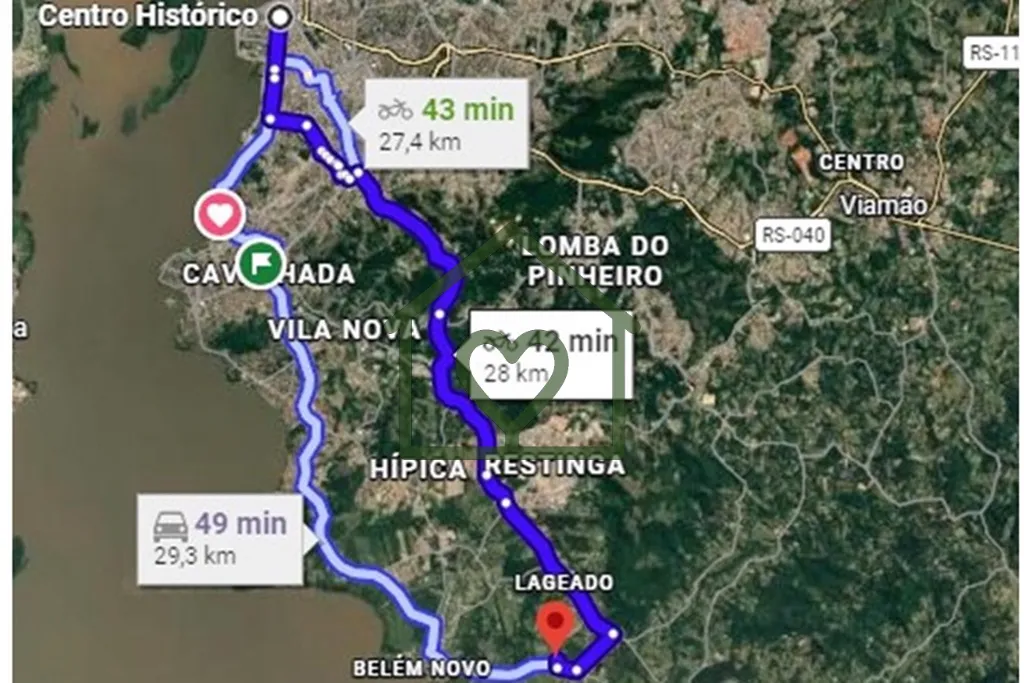 Imagem Distante apenas 28km do centro de Porto Alegre, 50 minutos de carro, você encontra este refúgio em...