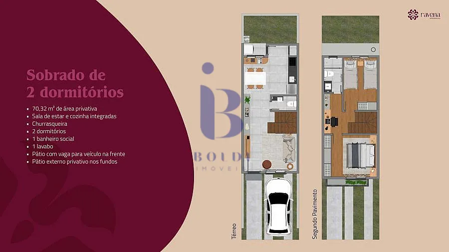 Imagem Sobrado em condominio fechado na zona sul de Porto Alegre