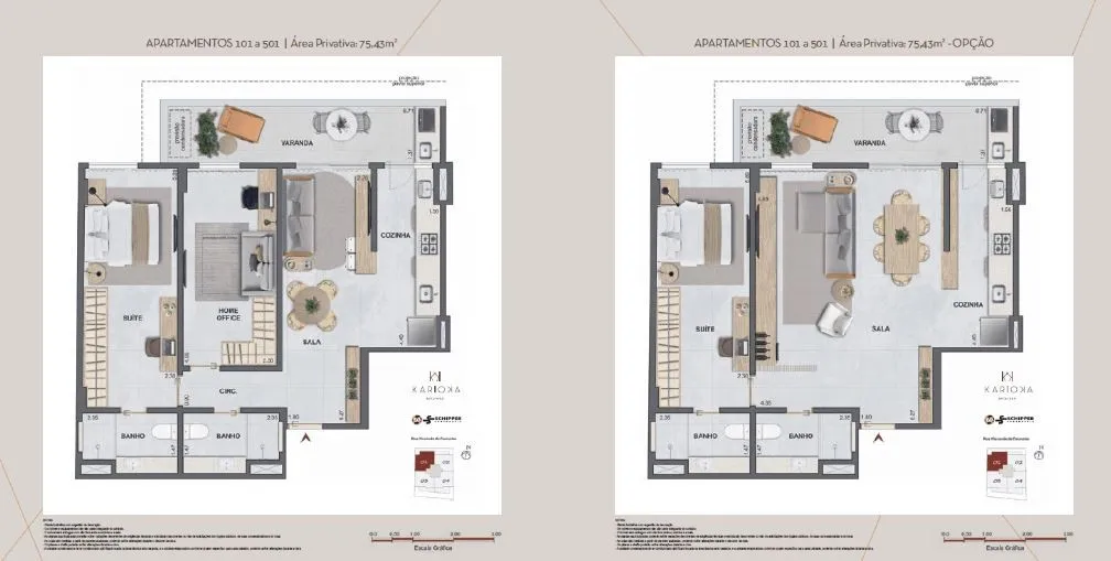 Imagem Karioka Botafogo: Apartamentos 2 e 3 Quartos em Botafogo RJ