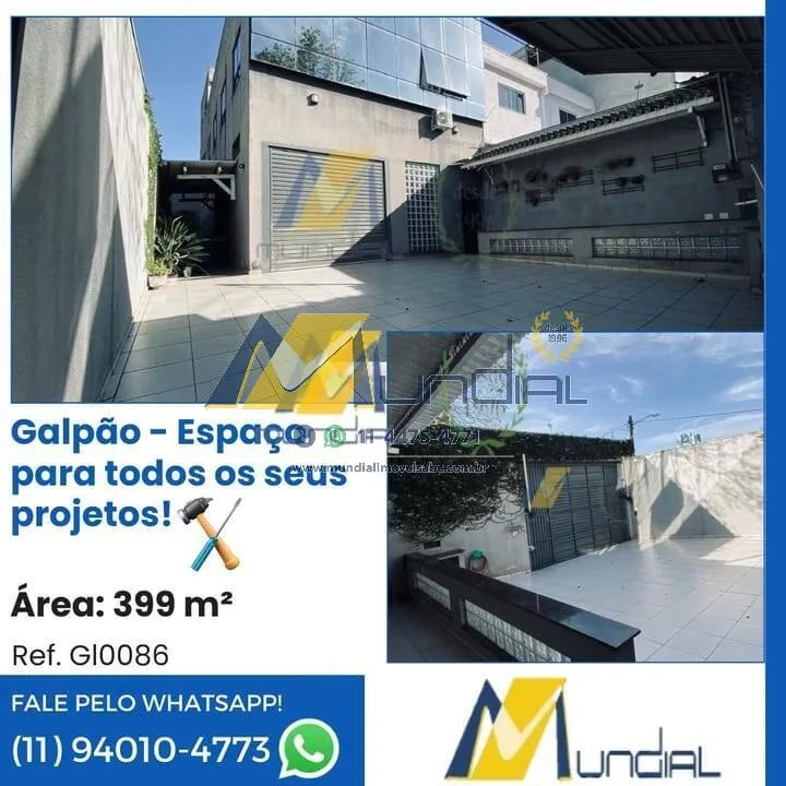Imagem Excelente Galpão para locação em Santo André, Parque Oratório