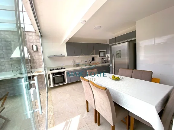 Imagem LINDA COBERTURA DUPLEX DECORADA A 500 METROS DO MAR!