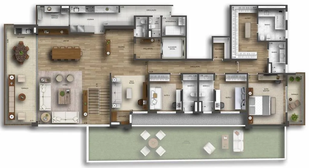 Imagem Apartamento 4 dormitórios em Jardim Paulista São Paulo SP