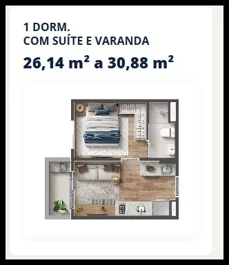 Imagem Apartamento com 2 Quartos à Venda, 35 metros em Butantã - São Paulo
