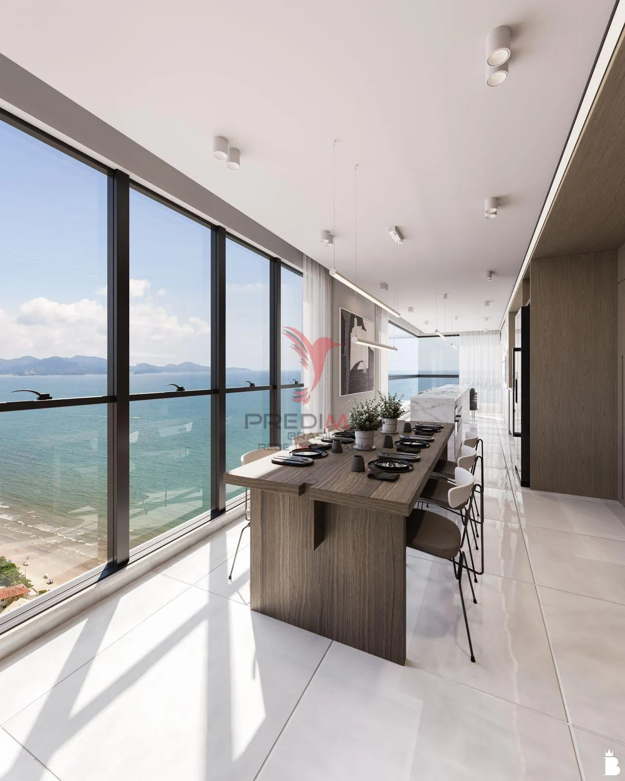 Imagem Apartamento de 3 Suites e 2 Vagas de Garagem, Sacada Gourmet, em Porto Belo, Perequê
