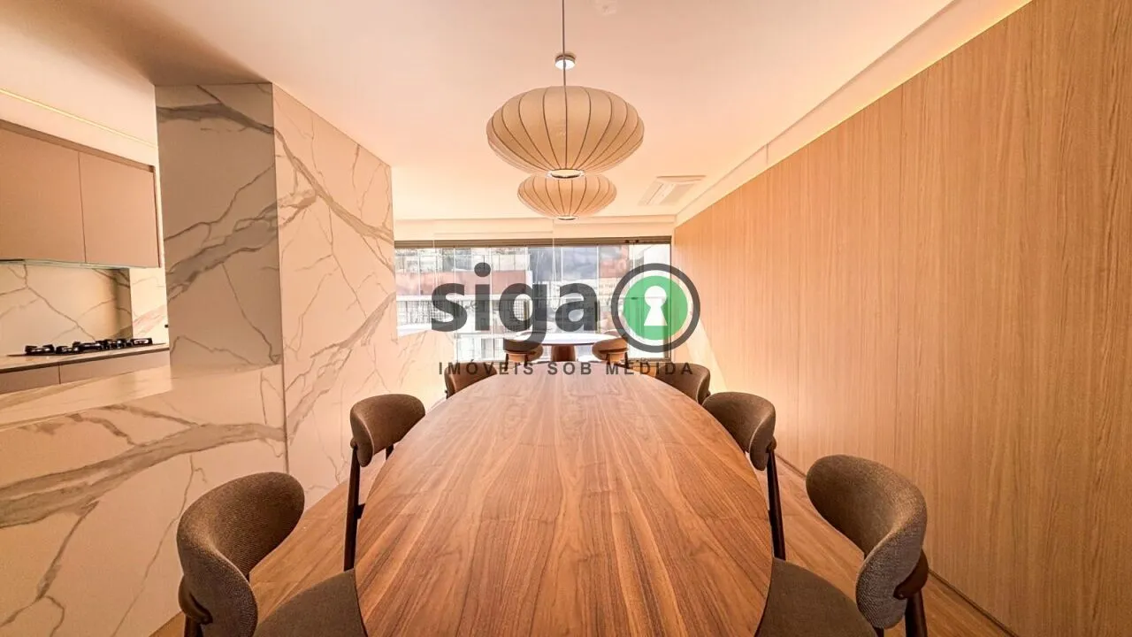 Imagem Apartamento de Alto Padrão mobiliado Locação no Campo Belo 233 m²