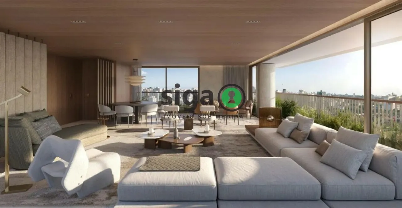 Imagem Cobertura Duplex à venda em Higienópolis com 4 Suítes e 5 Vagas em São Paulo