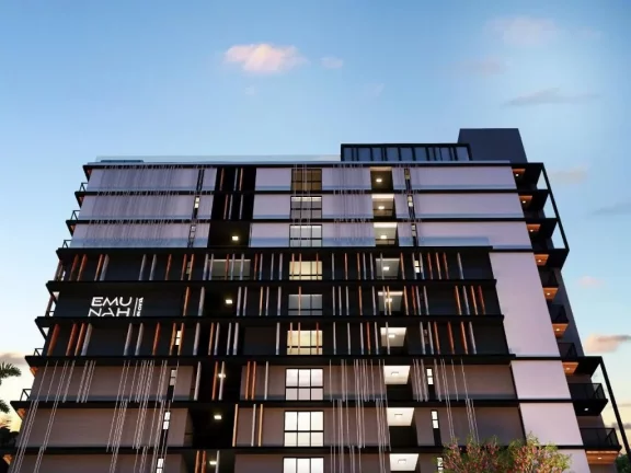 Imagem Apartamento com 1 dormitório à venda, 23 m² por R$ 329.978,00 - Ponta de Campina - Cabedelo/PB
