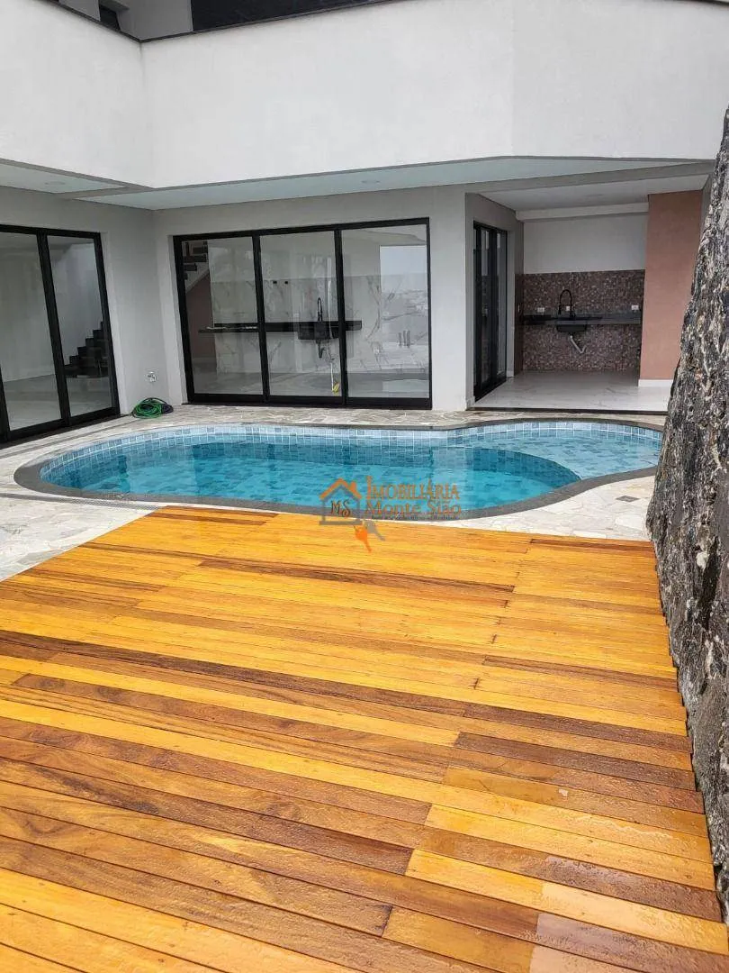 Imagem Sobrado com 3 dormitórios, 350 m² - venda por R$ 3.200.000,00 ou aluguel por R$ 18.000,00/mês - Jardim Imperial Hills III - Arujá/SP