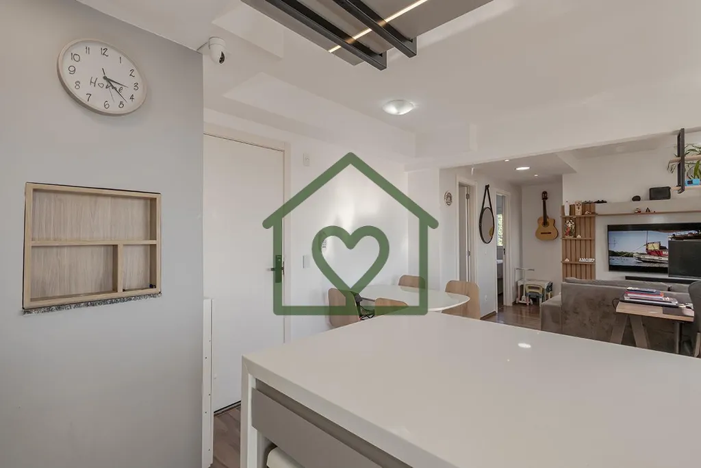 Imagem Este apartamento com living estendido se destaca pela perfeita integração dos ambientes, acabament...