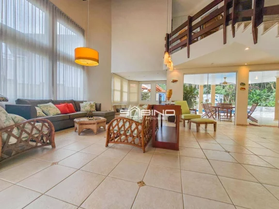 Imagem Belíssima casa à venda, com 5 Dormitórios 3 Suítes 310m2 de área útil - Riviera de São Lourenço - Bertioga S/P