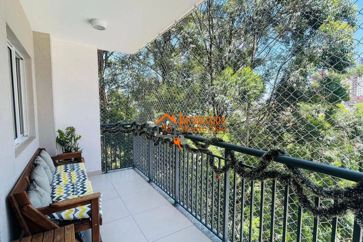 Imagem Apartamento com 3 dormitórios à venda, 75 m² por R$ 590.000 - Picanço - Guarulhos/SP