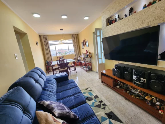 Foto do imóvel APARTAMENTO IMPECÁVEL COM 2 DORMITÓRIOS, ELEVADOR, VAGA DE GARAGEM BOX NA PONTA DA PRAIA EM SANTOS POR$ R$ 530.000,00