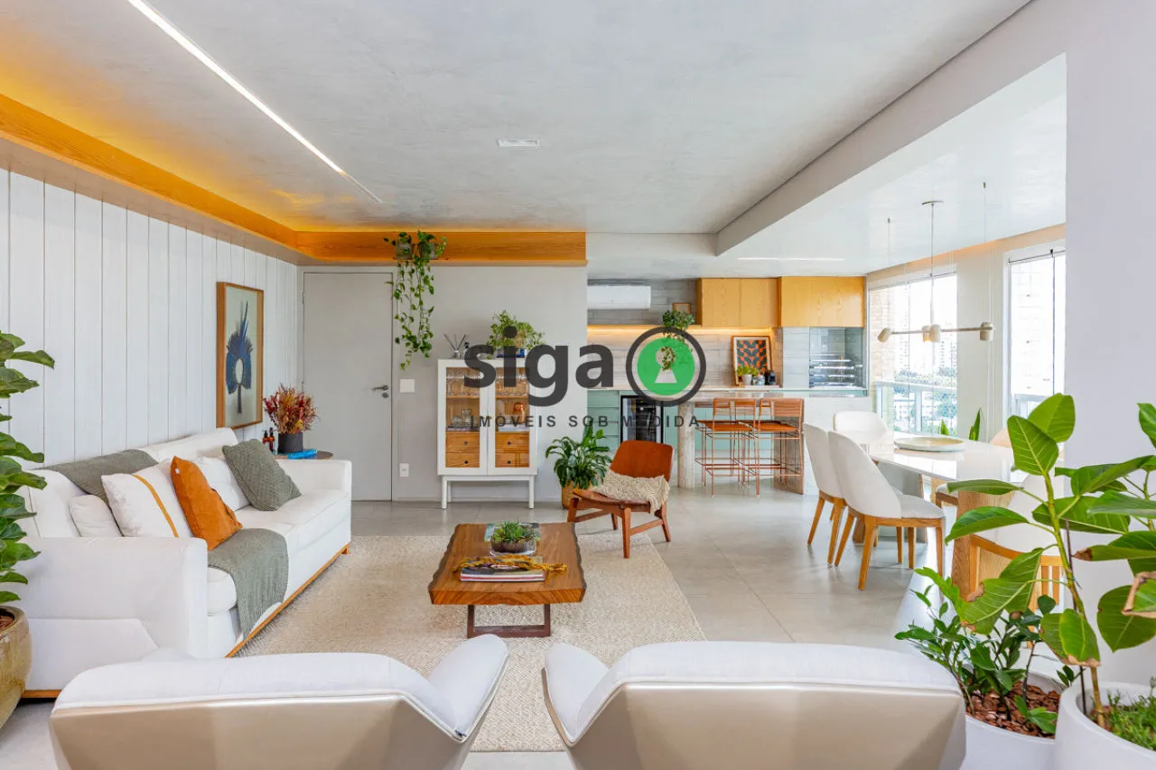 Imagem Apartamento alto padrão no Campo Belo, 161m², 3 suítes, condomínio clube