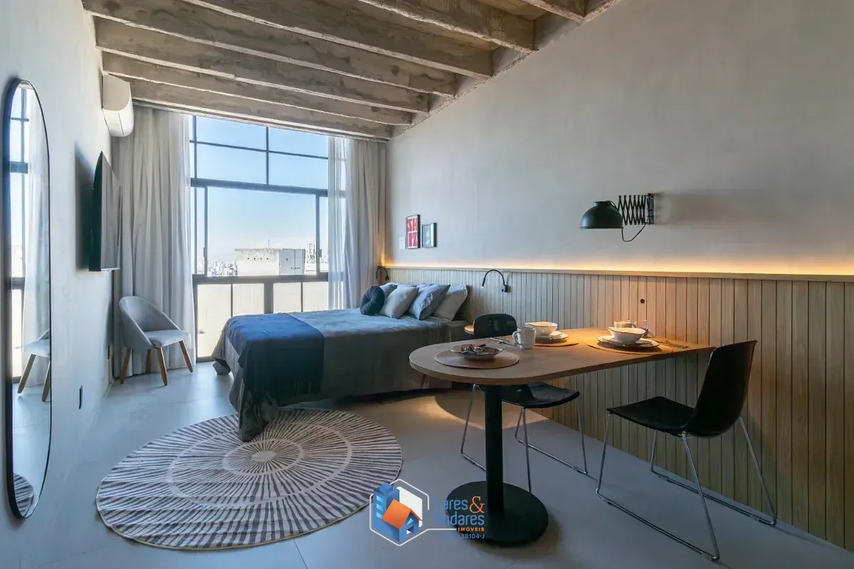 Foto do imóvel Apartamento para venda e locação em República com 1 quarto, 29m² em Avenida Ipiranga