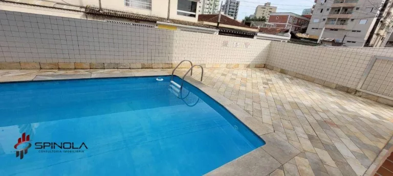 Imagem Apartamento com 1 dormitório à venda, 54 m² por R$ 298.000,00 - Tupi - Praia Grande/SP