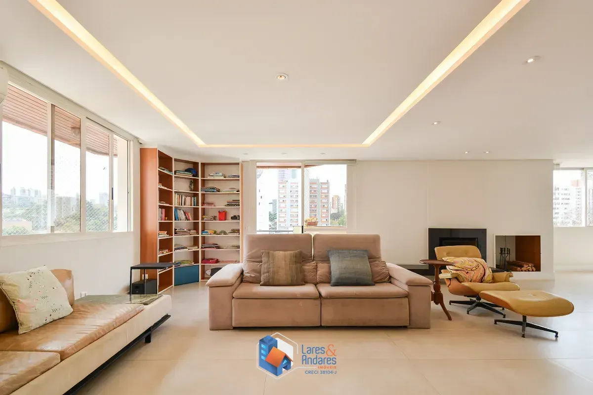 Imagem Apartamento para venda em Pinheiros com 2 quartos, sendo 2 suítes, 204m²