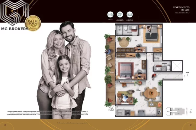 Imagem Apartamento à venda na Barra da Tijuca, Rio de Janeiro-RJ: 2 quartos, 2 suítes, 2 banheiros, 88,00 m² de área.