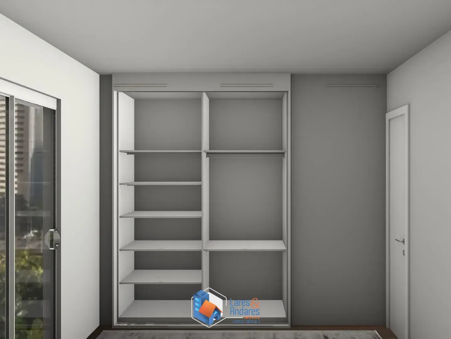 Imagem APTO À VENDA COM 39 M², 1 DORM, ARMÁRIOS PLANEJADOS, SACADA, COZINHA AMERICANA COM COOKTOP E 1 VG - JARDIM PAULISTA - SP.