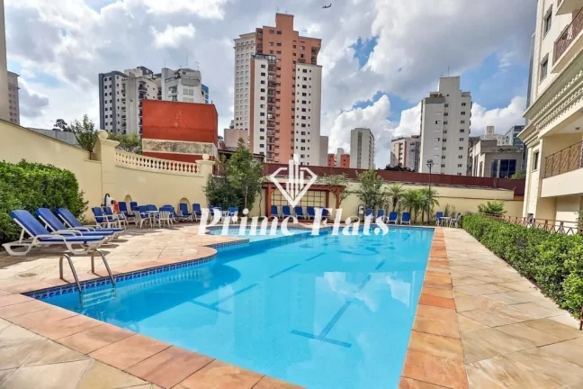 Imagem Flat disponível para locação no Quality Suítes Long Stay Vila Olímpia, com 52m², 2 dormitórios e 1 vaga