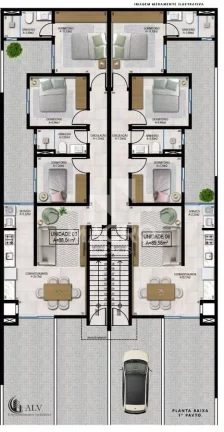 Imagem Geminado Duplex | Czerniewicz | 3 quartos (1 suíte) | 135m² e 142m²