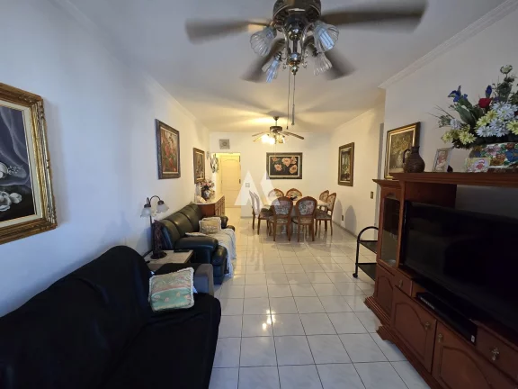 Imagem Apartamento em Aparecida, Santos/SP, 2 dormitórios + 1 reversivel 1 suíte 2 vagas vista mar