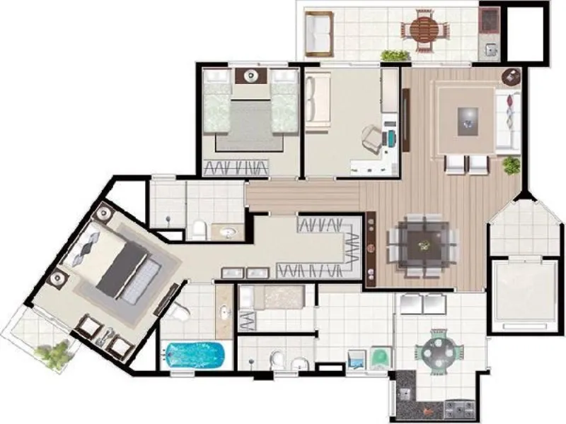 Imagem Comprar apartamento na Vila Bastos Santo André, apartamento 4 quartos em Vila Bastos Santo André SP, comprar apartamento pronto para morar Santo André