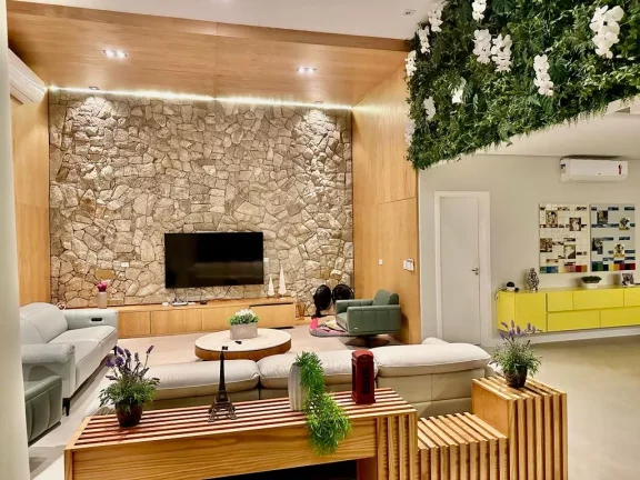 Imagem Casa Térrea Mobiliada com 4 Suítes e Piscina no Condomínio Portal dos Lagos, Boituva