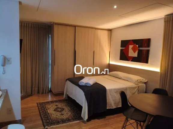 Imagem Flat mobiliado com 1 dormitório à venda, 34 m² por R$ 315.000 - Setor Oeste - Goiânia/GO