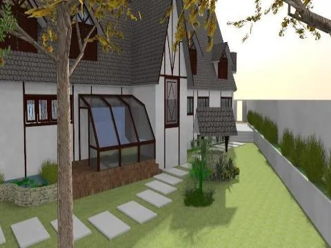 Imagem VENDA CASA EM ESTILO NORMANDO CONDOMÍNIO ARUJÁ HILLS I II com A/T 1838,23m², A/C 817,42m² e Pavimento térreo 408,71m². CONSULTE-NOS.