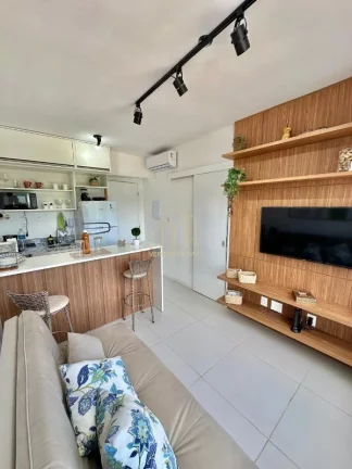 Foto do imóvel Excelente apartamento decorado de alto padrão quarto e sala a venda na Barra